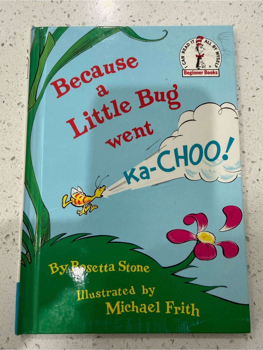 Dr. Seuss Because a Little Bug Went Ka-CHOO! - Blue, Green, Red, Pink, Yellow